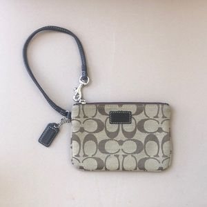 Coach Signature Mini Wristlet